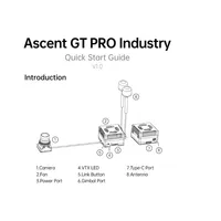CADDX Walksnail Ascent GT Pro 4W VTX Sistem Transmisi Video FPV Digital HD Bahan Komposit