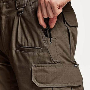 Pantalon cargo léger de haute qualité pour hommes lavé antibactérien respirant écologique Spandex/coton à séchage rapide décontracté - Product Image 6