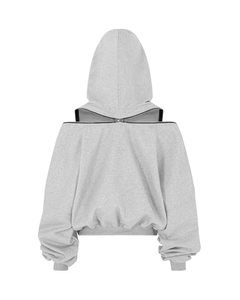 Sudadera con Capucha y Cremallera de Marca Moderna para Hombre y Mujer, Estilo Y2K Gótico Punk Americano Harajuku Retro, Sudadera Extra Grande de Invierno 100% Algodón Felpa XL - Product Image 4