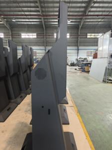 Recinto de quiosco de acero con recubrimiento en polvo personalizado, pantalla anticorrosión, Terminal, gabinete, paneles de ventilación, fabricación de chapa metálica - Product Image 6