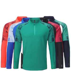 Camiseta de Fútbol para Hombre, Ropa Deportiva, Chaqueta de Fútbol Corta, Transpirable, Ligera, 100% Poliéster, para Fitness y Running, Dos Piezas, para Adultos - Product Image 2