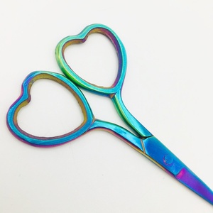 Tijeras para cutículas arcoíris de alto rango, tijeras extra finas, tijeras para cutículas de Punta puntiaguda de acero inoxidable curvo, sostenibles - Product Image 2