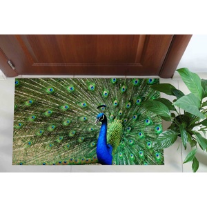 Alfombra con Estampado de Pavo Real: Moderna, Hermosa, Animal, Redonda, de Lujo, para Colgar en la Pared, para Cuarto de Niños, para la Entrada, Alfombra de Terciopelo - Product Image 5