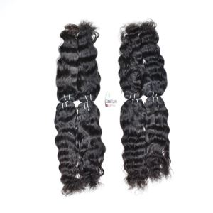 วิกต่อผมมนุษย์ผมลอนธรรมชาติสีดำ - Product Image 5