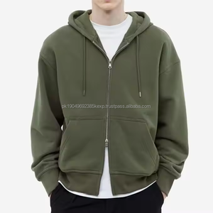 Sudaderas con Capucha Personalizadas al por Mayor, de Alta Calidad, 500 g/m², Estilo Urbano, Felpa Gruesa, 100% Algodón, Estampado Puff, Cierre Completo - Product Image 2