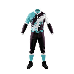 Uniformes de equipo de béisbol de bajo precio, impresión por sublimación, uniforme de béisbol de Jersey en blanco - Product Image 4