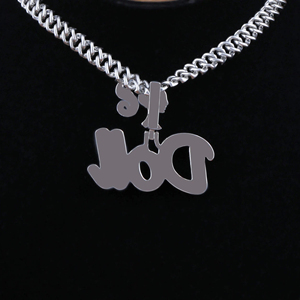 DOLL Name Luxurious Moissanite Diamond 925 Sterling <b>Silver</b> Iced Out Hip-Hop Style Custom Pendant <b>for</b> <b>Men</b> With New Trendy Style - Product Image 4