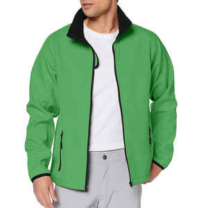 Veste Softshell pour homme grande taille de haute qualité, fermeture éclair, imprimé, imperméable, coupe-vent, respirante, pour l'extérieur, hiver - Product Image 1