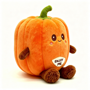 Peluche de calabaza personalizado, juguete de calabaza de peluche, lindo animal de peluche de calabaza, peluche de fruta de otoño - Product Image 1