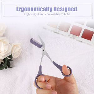 Ciseaux à cils polyvalents avec peigne pour la coupe des cils, la mise en forme des sourcils et plus encore - Product Image 2