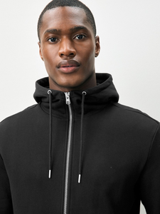 Unisex Full Zip Up Plain Hoodie with Pockets and Drawstring Hood Thick Fleece Casual Hoodie for Winter Wear - Product Image 4