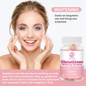 OEM/ODM Glutathion Gummies Peau Reduce Oxidative Anti-Aging Glutathione Supplement Skin Whitening Gummies