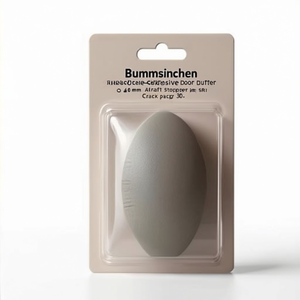 บัมสินเชน แผ่นกันกระแทกประตูแบบมีกาวในตัว ขนาด 40 มม. สีเทา แพ็ค 30 ชิ้น - Product Image 2