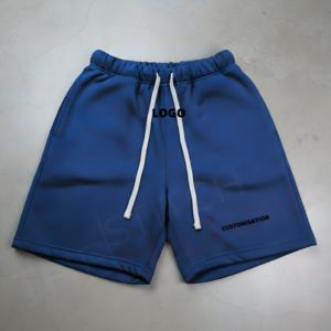 Pantalones Cortos Deportivos Personalizados para Hombre, 100% Algodón, Pantalones Cortos para Correr, Pantalones Cortos Casuales, Tela de Felpa Francesa, Suministro de Fabricante al por Mayor - Product Image 1