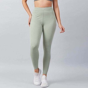 Ropa de mujer Pantalones largos de cintura alta Leggings Entrenamiento Legging sin costuras Mujeres Spandex Poliéster Ropa de calle Transpirable - Product Image 4