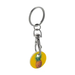 Portachiavi Personalizzato ColoShop a Forma di Carrello, Gadget Promozionali e Moschettoni Personalizzabili - Product Image 1