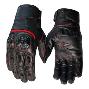 ถุงมือหนังพรีเมี่ยมสำหรับผู้ชาย, ถุงมือสำหรับฤดูหนาวคุณภาพระดับพรีเมียมแถบเลื่อนฝ่ามือสำหรับเล่นกีฬากลางแจ้งการปั่นจักรยาน - Product Image 5