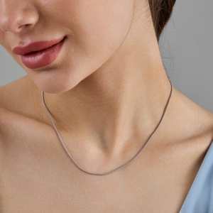 92.5 Silver Unisex <b>Necklace</b> <b>Chain</b> 183214 for Gift Occasions - Product Image 2
