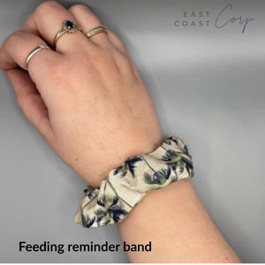 เลี้ยงลูกด้วยนม scrunchie | ด้านนี้สร้อยข้อมือต่อไปต้นปาล์ม, ผ้าฝ้ายการให้นมลูกการพยาบาลมัมมี่และทารก - Product Image 2