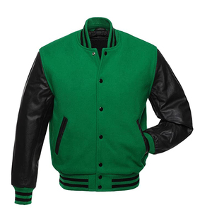 Wholesale Customizable Stand <b>Men's</b> College Baseball <b>Jacket</b> Blank <b>Bomber</b> <b>Varsity</b> <b>Jackets</b> CollegeBaseballjacket for <b>men</b> - Product Image 1