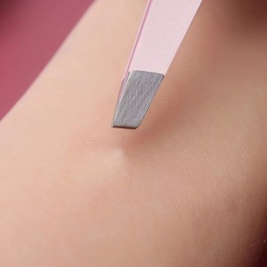Pinces à épiler en acier inoxydable, marque privée, pinces à épiler pointues, équipement de soins de beauté, instruments de soins de beauté - Product Image 2