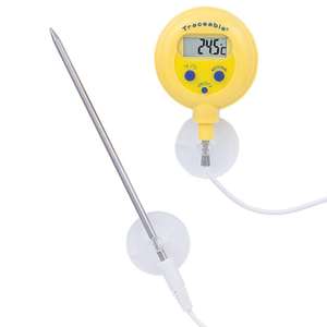 Thermomètre à sonde à distance étanche traçable +/-1Deg C Précision (-20 100Deg C) 1 sonde en acier inoxydable OEM d'eau personnalisable - Product Image 1