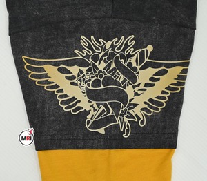 Personalizar Streetwear personalizado algodón Boxy Camiseta estilo holgado Camo camisas con doble capa de manga larga y camisa bordada personalizada - Product Image 1