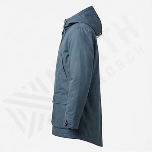 Parka d'hiver pour homme, épaisse, chaude, coupe-vent, décontractée, col montant, style streetwear, disponible en taille moyenne, vestes thermiques - Product Image 3
