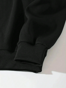 Sudaderas con capucha para hombre con estampado de letras y cordón con cremallera completa para hombre, 100% algodón, peso pesado, calidad térmica de lujo para hombre - Product Image 3