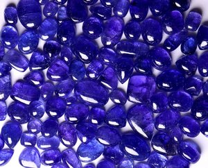 Cabochon en vrac naturel AA + Tanzanite montre une couleur bleu violet profond parfait pour les créations de bijoux exclusives de luxe - Product Image 5
