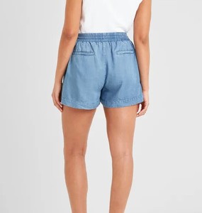 Ropa informal de verano de ajuste regular de algodón/poliéster de color y diseño propio personalizado de alta calidad con bolsillos laterales - Product Image 2