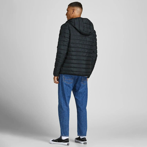 Chaqueta acolchada aislante resistente al agua para hombres con forro suave, chaquetas cálidas y duraderas para hombres para acampar - Product Image 4