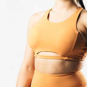 Soutien-gorge de sport respirant de haute qualité pour femmes XS Cross Back Gym Crop Top Vêtements de sport légers pour les entraînements - Product Image 4