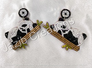 เครื่องประดับทำด้วยมือทำมือปัก2024ต่างหูลูกปัดแฟชั่นดีไซน์สวยงานปักไหมปักด้ายของขวัญสำหรับผู้หญิงเด็กผู้หญิง - Product Image 2