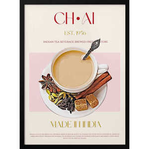 Spice and Warmth Chai Tea <b>Poster</b> Wall Decor Made of Paper - Product Image 2