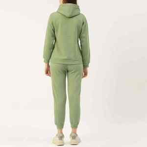 Best Price Women's High Quality Hooded <b>Track</b> <b>Suit</b> Custom Design with Solid Pattern and Your Logo Top Material - Product Image 4