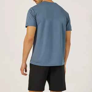 Survêtement d'été pour hommes-T-shirts à manches courtes-Shorts 2 pièces-Ensemble de course d'entraînement à col rond pour hommes - Product Image 2
