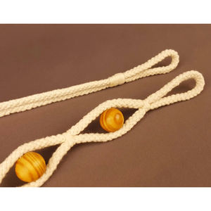 Support d'embrasse de rideau en corde avec clips de corde de perle décoration de la maison support de boucle de crochet pour embrasses de rideau élégantes Design élégant - Product Image 6