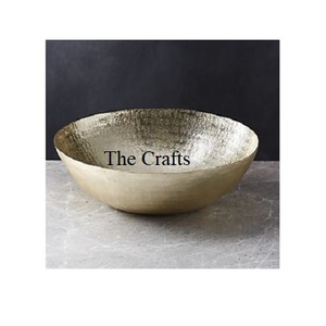 Bol en aluminium noir et or, fait main, taille et forme personnalisées, pour dattes au chocolat, prix de gros - Product Image 6