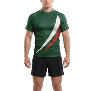 Maillot de rugby de haute qualité, tissu respirant et anti-humidité, parfait pour les activités sportives et de fitness - Product Image 4