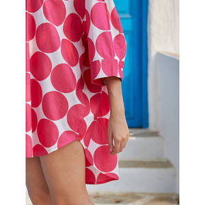 Camisa Holgada de Algodón Florence con Estampado de Puntos - Product Image 5