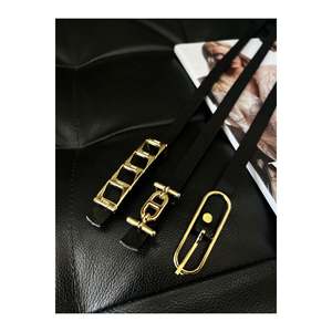 Conjunto de 3 Piezas: Cinturón para Mujer, Cinturón para Chaqueta, Cinturón para Camisa, Cinturón para Vestido - Negro - Product Image 3