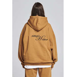 Sudadera de Moda para Mujer, con Capucha, Tejida, con Estampado de Letras, Nuevo Diseño, Holgada, de Manga Larga, para Invierno - Product Image 2
