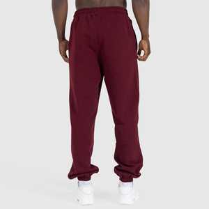 2024 ropa de calle suelta de gran tamaño con cordón % 100 algodón pantalones de chándal para hombre Jogger tela de punto doble ropa de gimnasio artículo OEM - Product Image 5