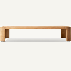 Table rectangulaire écologique en bois résistant aux termites, au style simple et moderne, adaptée à une utilisation en extérieur - Product Image 2