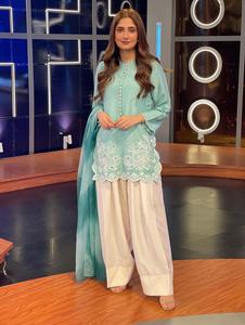 Nueva colección de diseñador en Heavy Georgette kurta-Bottom y Dupatta Set completamente cosido listo para usar - Product Image 3