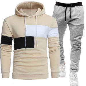 Tech polaire hommes survêtements sweats à capuche costume automne hiver hommes pull à capuche et pantalons de survêtement deux pièces ensemble grande taille hommes sweats à capuche - Product Image 6