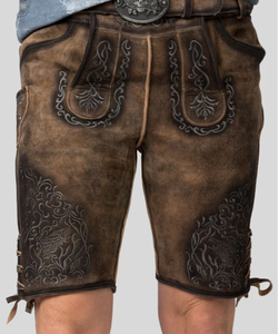 Custom Lederhosen for <b>Men</b> Goat Suede <b>Leather</b> Lederhosen for <b>Men</b> Custom Color - Product Image 2