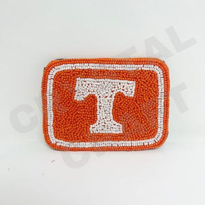 Chill Mini Coin Pouch Cartera con cuentas de semillas personalizada Hermoso regalo de mamá-Diseño de corazones para niñas - Product Image 5