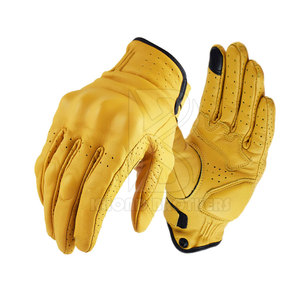 2025 Design personnalisé Gants de course de moto pour hommes de haute qualité en cuir respirant prix de gros pour le sport - Product Image 1